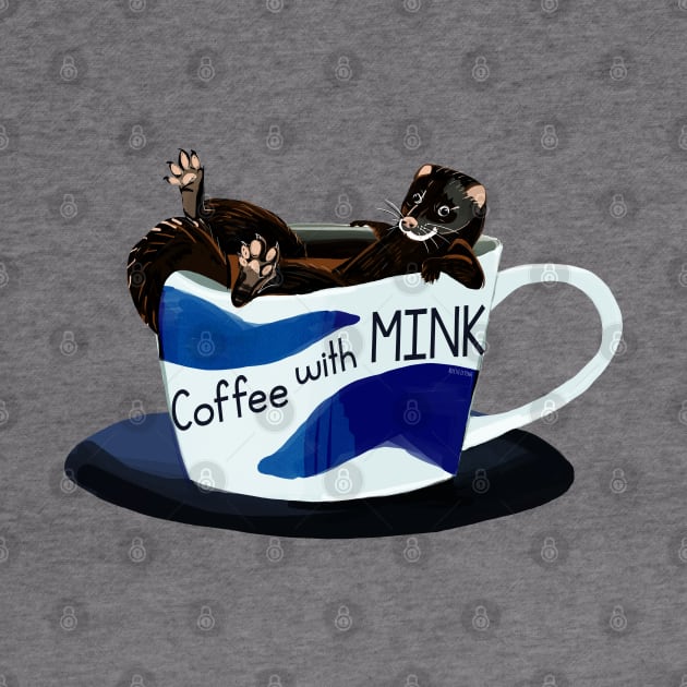 Coffee with Mink by belettelepink